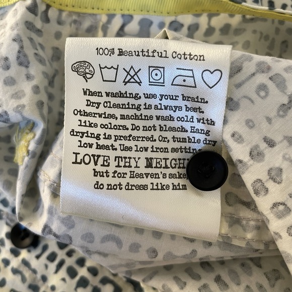 Descendant of Thieves Limited Edition Shirt XL Dot Print Short Sleeve Art Rare - Picture 15 of 16